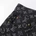 Louis Vuitton Black Denim Print Shorts #A52983
