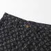 Louis Vuitton Black Denim Print Shorts #A52983