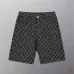 Louis Vuitton Black Denim Print Shorts #A52983