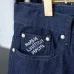 Louis Vuitton Lettering embroidered denim shorts #A52982