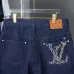 Louis Vuitton Lettering embroidered denim shorts #A52982