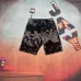 Louis Vuitton Pants for Louis Vuitton Short Pants for men Black plaid jeans short #A52978