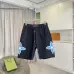 Louis Vuitton Pants for Louis Vuitton Short Pants for men Black/White/Blue #A53833