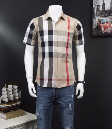Burberry AAA+ Shorts-Sleeved Shirts for men #818060