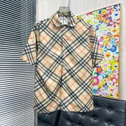 Burberry Shirts for Burberry AAA+ Shorts-Sleeved Shirts for men #A53180