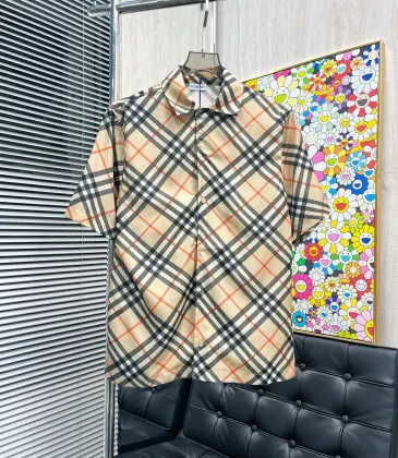 Burberry Shirts for Burberry AAA+ Shorts-Sleeved Shirts for men #A53180