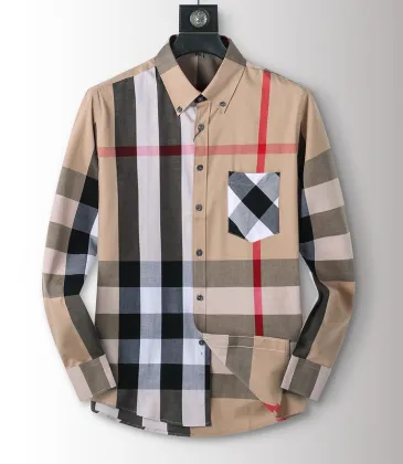 Burberry Shirts for Men's Burberry Long-Sleeved Shirts #A53944