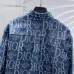 Dior shirts for Dior Long-Sleeved Shirts for men Black/Blue #A53761