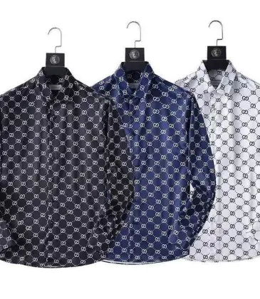 Gucci shirts for Gucci long-sleeved shirts for men #A50920