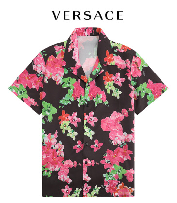 Versace Shirts for Versace Shorts-Sleeveds Shirts For Men #999932961