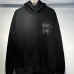 AMIRI Black Hoodie With Intricate Silver Back Graphic And Brand Name #A54291