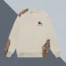 Burberry Beige/Black Sweatshirt With Iconic Check Patchwork And Embroidered Logo #A54281
