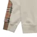 Burberry Beige/Black Sweatshirt With Iconic Check Patchwork And Embroidered Logo #A54281