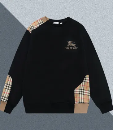 Burberry Beige/Black Sweatshirt With Iconic Check Patchwork And Embroidered Logo #A54281