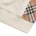 Burberry Inspired Beige/Black Sweatshirt With Signature Check Pattern Panels #A54280