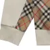 Burberry Inspired Beige/Black Sweatshirt With Signature Check Pattern Panels #A54280