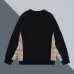 Burberry Inspired Beige/Black Sweatshirt With Signature Check Pattern Panels #A54280
