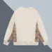 Burberry Inspired Beige/Black Sweatshirt With Signature Check Pattern Panels #A54280