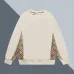 Burberry Inspired Beige/Black Sweatshirt With Signature Check Pattern Panels #A54280