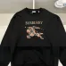 Burberry White/Black Sweatshirt With Classic Equestrian Knight Logo And Brand Name #A54394