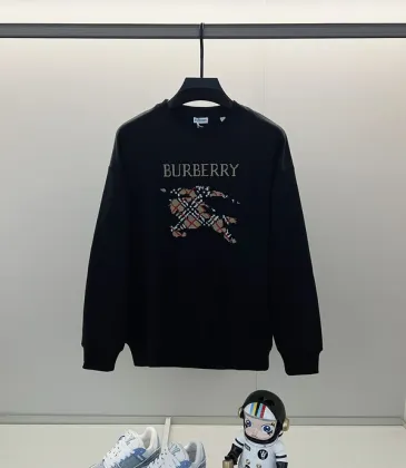 Burberry White/Black Sweatshirt With Classic Equestrian Knight Logo And Brand Name #A54394