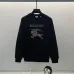 Burberry White/Black Sweatshirt With Classic Equestrian Knight Logo And Brand Name #A54394