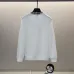 Burberry White/Black Sweatshirt With Signature Check Collar And Brand Logo Detailing #A54395