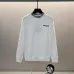 Burberry White/Black Sweatshirt With Signature Check Collar And Brand Logo Detailing #A54395