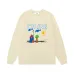 Celine Black Long Sleeve Sweatshirt With Playful House Tree Sun Graphic Design #A54301