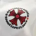 Chrome Hearts Black/White Sweatshirt With Red Cross And Gothic Logo Print On Back And Sleeves #A54389