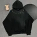 Chrome Hearts White/Black/Blue Hoodie Featuring Gothic Cross and Letter Embroidery Artwork #A54266