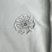 Chrome Hearts White/Black/Blue Hoodie with Bold Black Cross Flower Embroidery Design #A54265