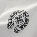 Stylish White/Black Chrome Hearts Sweatshirt With Classic Cross And Text Prints #A54390
