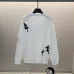 White/Black Chrome Hearts Sweatshirt With Distinctive Cross And Text Embellishments #A54391