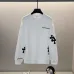 White/Black Chrome Hearts Sweatshirt With Distinctive Cross And Text Embellishments #A54391