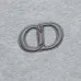 Dior Grey Crew Neck Sweatshirt With Iconic CD Logo For Timeless Luxury Style Grey/Black #A54275