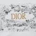 Dior White/Black Sweatshirt With Artistic Landscape Print And Gold Logo For Luxury Casual Wear #A54277