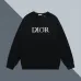 Dior White/Black Sweatshirt With Floral - Embroidered Logo For Elegant Casual Fashion #A54276
