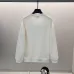 Gucci White Sweatshirt With Iconic Double G Logo And Web Stripe Design #A54420