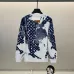 Louis Vuitton Inspired Monogram Pattern Patchwork Design White And Navy Sweatshirt #A54417