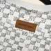 Louis Vuitton Inspired White Sweatshirt With Gradient Checkerboard Pattern And Brand Patch #A54416
