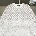 Louis Vuitton Inspired White Sweatshirt With Gradient Checkerboard Pattern And Brand Patch #A54416
