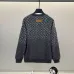 Louis Vuitton Inspired White Sweatshirt With Gradient Checkerboard Pattern And Brand Patch #A54416
