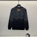 Louis Vuitton Inspired White Sweatshirt With Gradient Checkerboard Pattern And Brand Patch #A54416