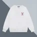 Louis Vuitton Sweatshirt With Embroidered LV Logo Luxury Casual Fashion Piece White/Black #A54375