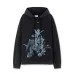 Off - White Black Hoodie With Cherub Graphic And Branded Detailing #A54249