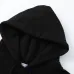 Off White Black Hoodie With Signature Yellow Diagonal Arrow Print And Brand Detailing #A54327