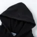 Off - White Black Washed Hoodie With Subtle Red Brand Logo #A54250
