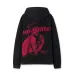 Off - White Black Washed Hoodie With Subtle Red Brand Logo #A54250