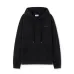 Off - White Black Washed Hoodie With Subtle Red Brand Logo #A54250